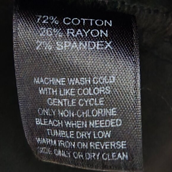 White House Black Market Black Velour Silver Button Up Elegant Jacket Blazer, 0 - Picture 8 of 8